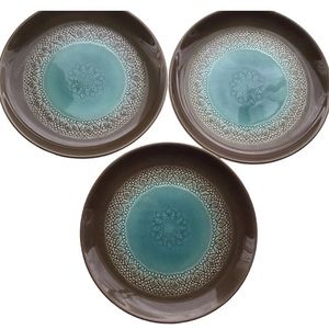 Vintage Syracuse China Carefree Calypso Salad / Dessert Plates